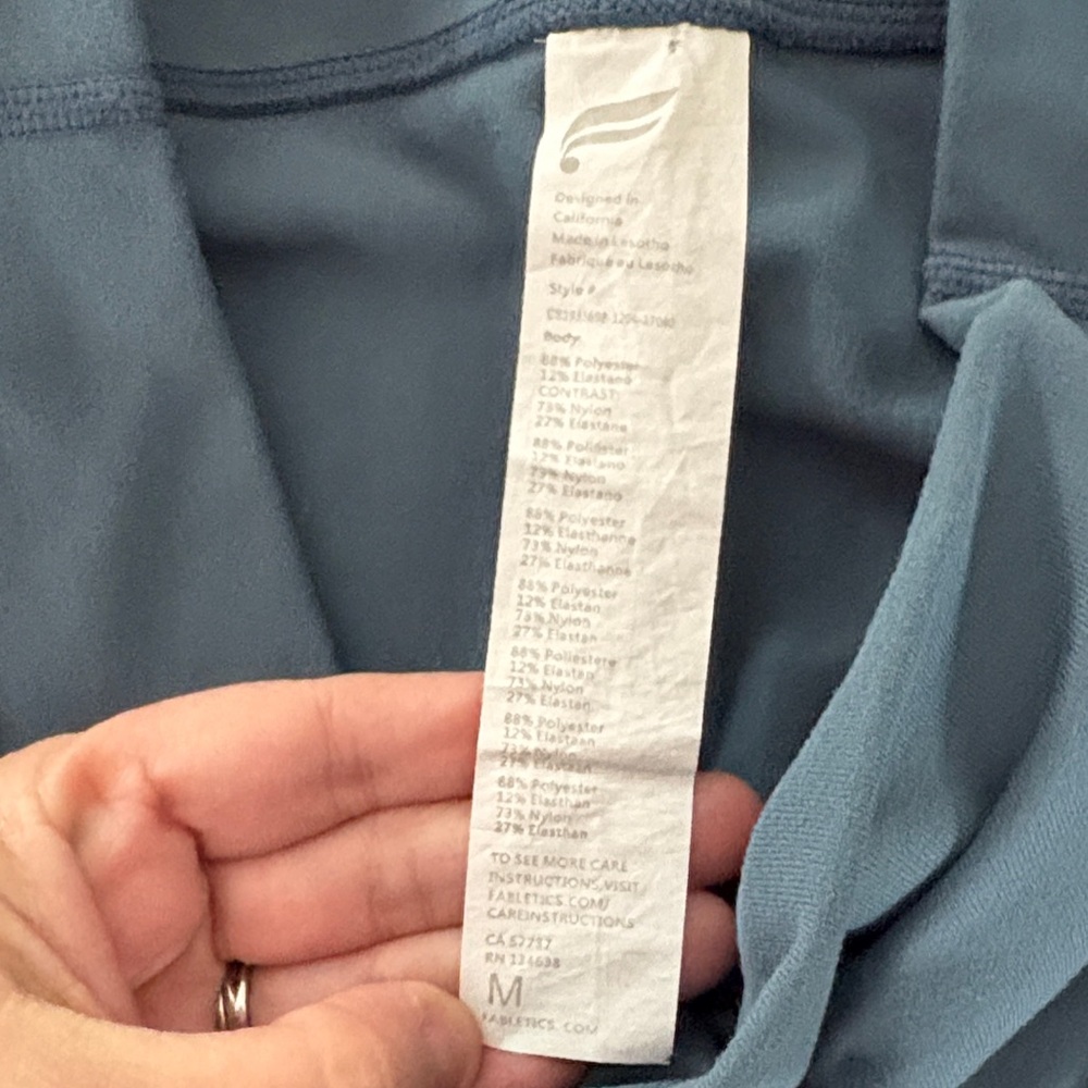 Fabletics Women's Slate Leggings - Picture 3 of 3